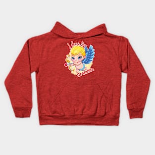 Valentine's Day T-shirt For Grandma! Kids Hoodie